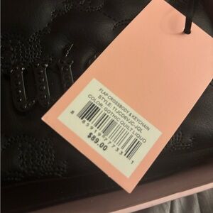 Juicy Couture Gothic Quilted Black Crossbody Bag